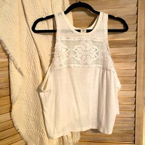 FREE PEOPLE CROCHET TANK